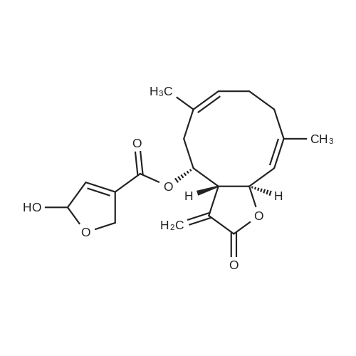 20-Dehydroeupatoriopicrin semiacetal