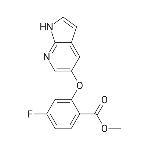 Methyl 2-((1H-pyrrolo[2,3-b]pyridin-5-yl)oxy)-4-fluorobenzoate