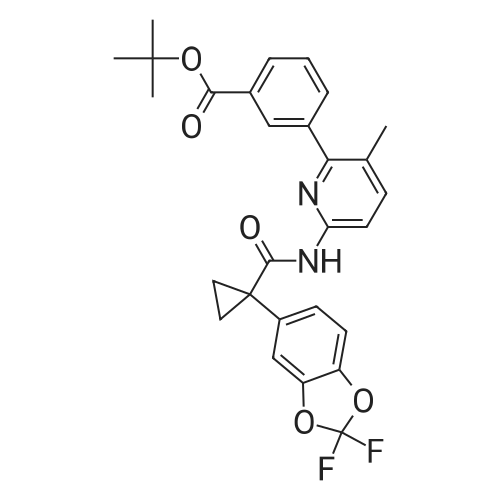 tert-Butyl 3-(6-(1-(2,2-difluorobenzo[d][1,3]dioxol-5-yl)cyclopropanecarboxamido)-3-methylpyridin-2-yl)benzoate