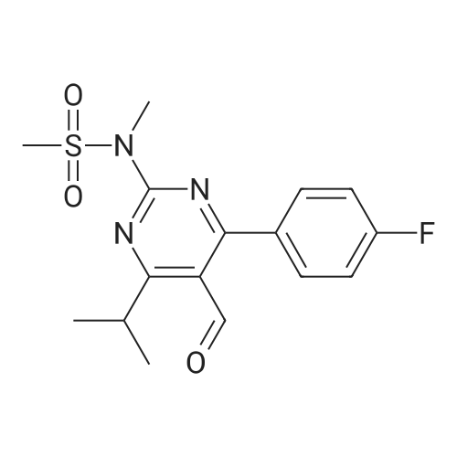 N-(4-(4-Fluorophenyl)-5-formyl-6-isopropylpyrimidin-2-yl)-N-methylmethanesulfonamide
