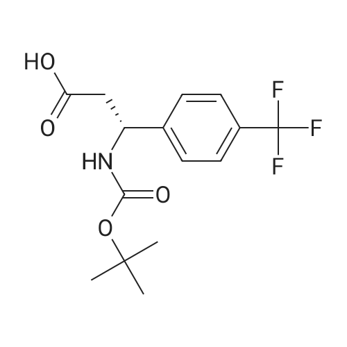 (R)-3-((tert-Butoxycarbonyl)amino)-3-(4-(trifluoromethyl)phenyl)propanoic acid