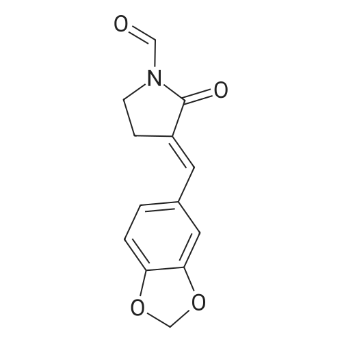 3-(Benzo[d][1,3]dioxol-5-ylmethylene)-2-oxopyrrolidine-1-carbaldehyde