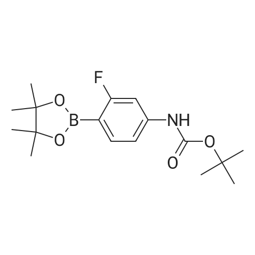 tert-Butyl (3-fluoro-4-(4,4,5,5-tetramethyl-1,3,2-dioxaborolan-2-yl)phenyl)carbamate