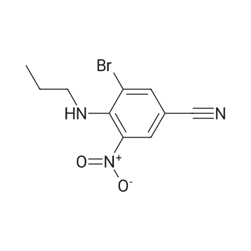 3-Bromo-5-nitro-4-(propylamino)benzonitrile