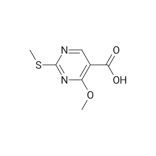4-Methoxy-2-(methylthio)-5-pyrimidinecarboxylic acid