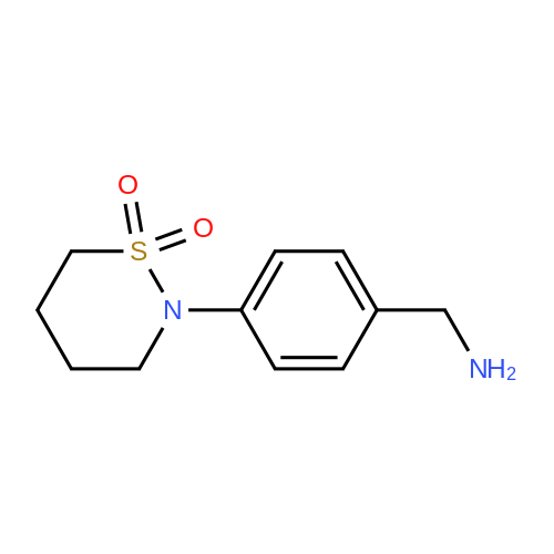 2-(4-(Aminomethyl)phenyl)-1,2-thiazinane 1,1-dioxide