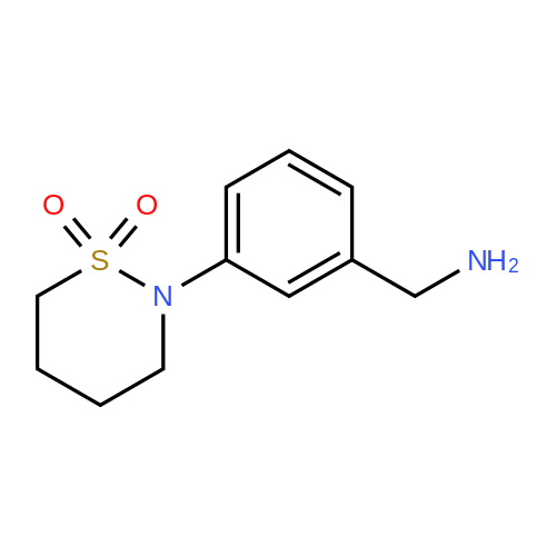 2-(3-(Aminomethyl)phenyl)-1,2-thiazinane 1,1-dioxide