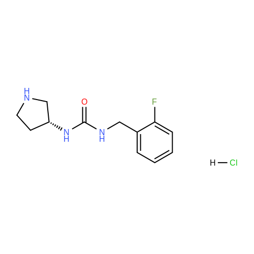 (R)-1-(2-Fluorobenzyl)-3-(pyrrolidin-3-yl)urea hydrochloride