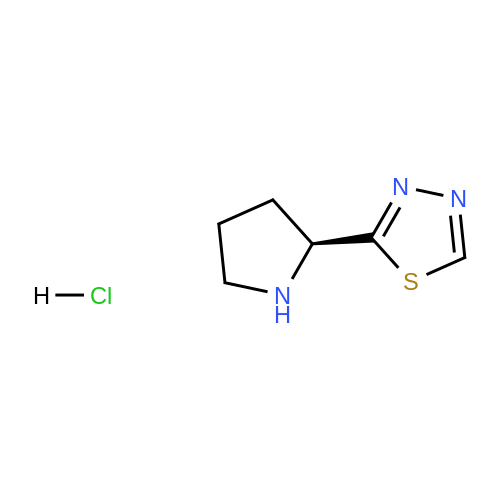 (S)-2-(Pyrrolidin-2-yl)-1,3,4-thiadiazole hydrochloride