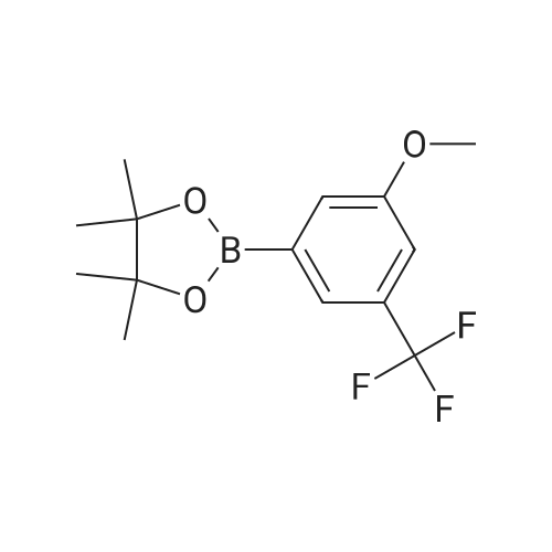 2-(3-Methoxy-5-(trifluoromethyl)phenyl)-4,4,5,5-tetramethyl-1,3,2-dioxaborolane