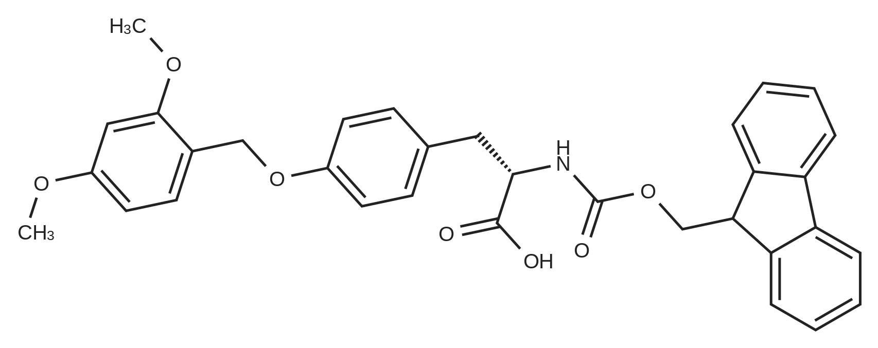 (S)-2-((((9H-Fluoren-9-yl)methoxy)carbonyl)amino)-3-(4-((2,4-dimethoxybenzyl)oxy)phenyl)propanoic acid