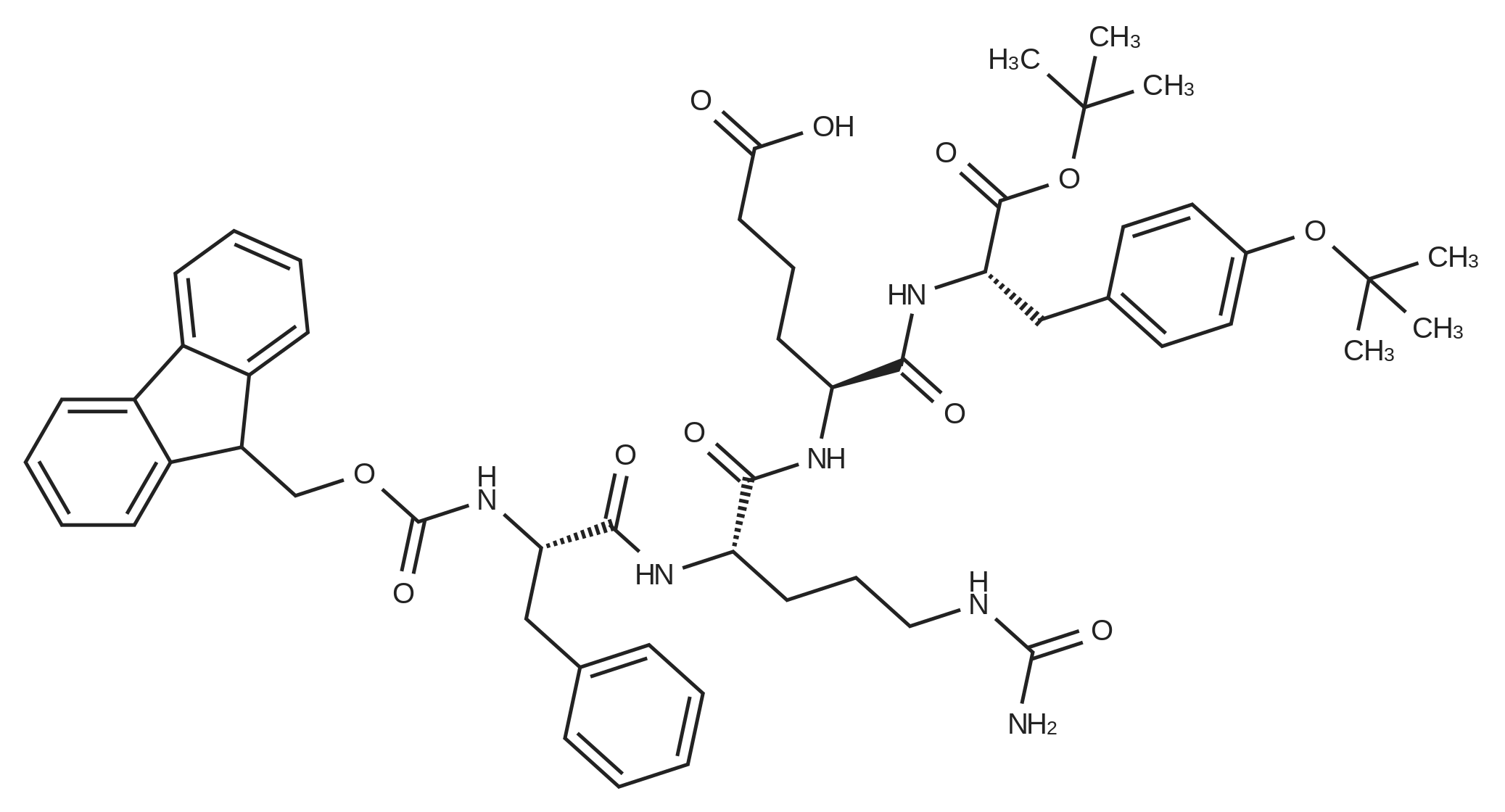 (5S,8S,11S)-5-Benzyl-11-(((S)-1-(tert-butoxy)-3-(4-(tert-butoxy)phenyl)-1-oxopropan-2-yl)carbamoyl)-1-(9H-fluoren-9-yl)-3,6,9-trioxo-8-(3-ureidopropyl)-2-oxa-4,7,10-triazapentadecan-15-oic acid