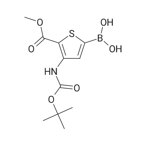 (4-((tert-Butoxycarbonyl)amino)-5-(methoxycarbonyl)thiophen-2-yl)boronic acid