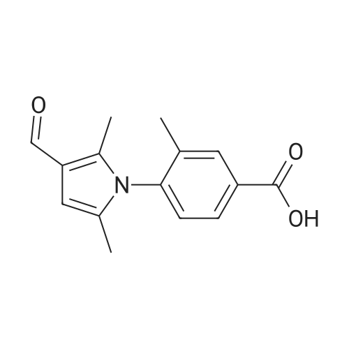 4-(3-Formyl-2,5-dimethyl-1H-pyrrol-1-yl)-3-methylbenzoic acid