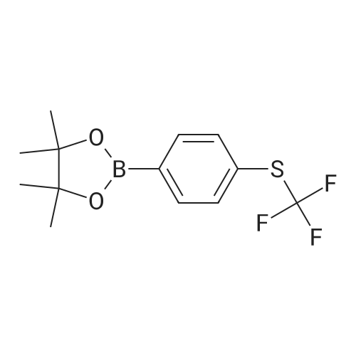 4,4,5,5-Tetramethyl-2-(4-((trifluoromethyl)thio)phenyl)-1,3,2-dioxaborolane