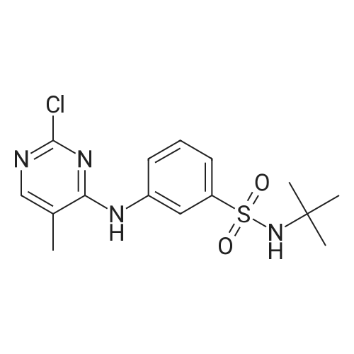 N-(tert-Butyl)-3-((2-chloro-5-methylpyrimidin-4-yl)amino)benzenesulfonamide