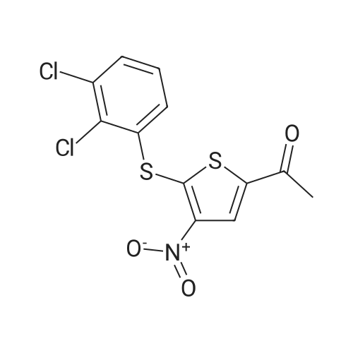 1-(5-((2,3-Dichlorophenyl)thio)-4-nitrothiophen-2-yl)ethan-1-one