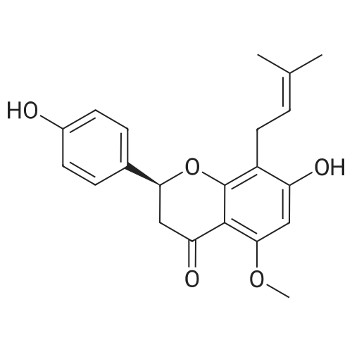 (S)-7-Hydroxy-2-(4-hydroxyphenyl)-5-methoxy-8-(3-methylbut-2-en-1-yl)chroman-4-one