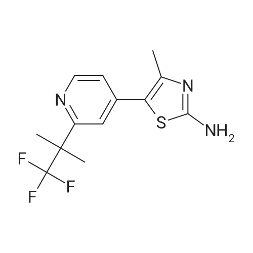 4-Methyl-5-(2-(1,1,1-trifluoro-2-methylpropan-2-yl)pyridin-4-yl)thiazol-2-amine