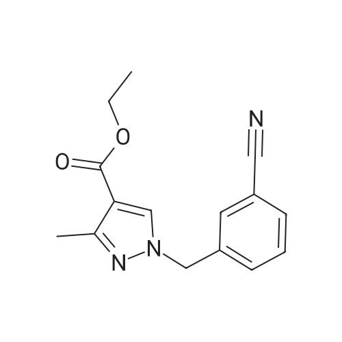 Ethyl 1-(3-cyanobenzyl)-3-methyl-1H-pyrazole-4-carboxylate
