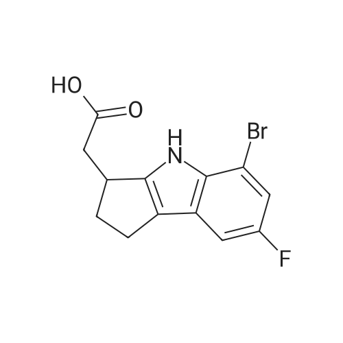 2-(5-Bromo-7-fluoro-1,2,3,4-tetrahydrocyclopenta[b]indol-3-yl)acetic acid