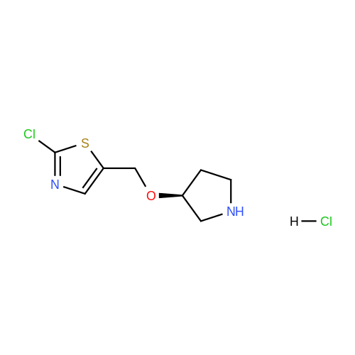 (S)-2-Chloro-5-((pyrrolidin-3-yloxy)methyl)thiazole hydrochloride