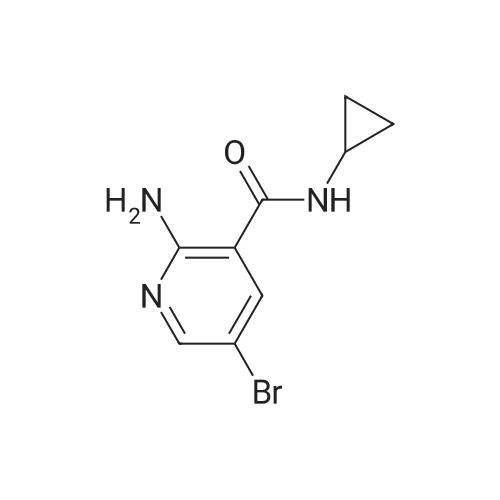 2-Amino-5-bromo-N-cyclopropylnicotinamide