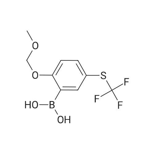 (2-(Methoxymethoxy)-5-((trifluoromethyl)thio)phenyl)boronic acid