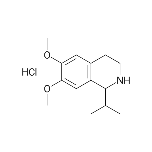 1-Isopropyl-6,7-dimethoxy-1,2,3,4-tetrahydroisoquinoline hydrochloride