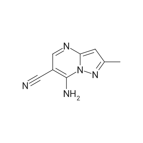 7-amino-2-methylpyrazolo[1,5-a]pyrimidine-6-carbonitrile