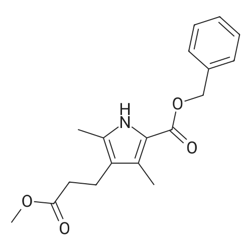 Benzyl 4-(3-methoxy-3-oxopropyl)-3,5-dimethyl-1H-pyrrole-2-carboxylate