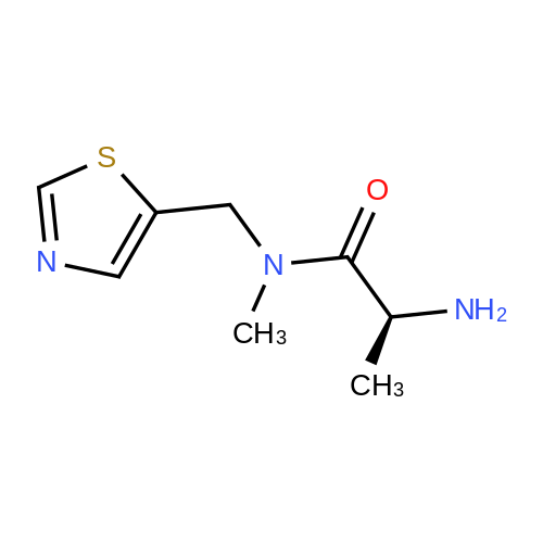 (S)-2-Amino-N-methyl-N-(thiazol-5-ylmethyl)propanamide