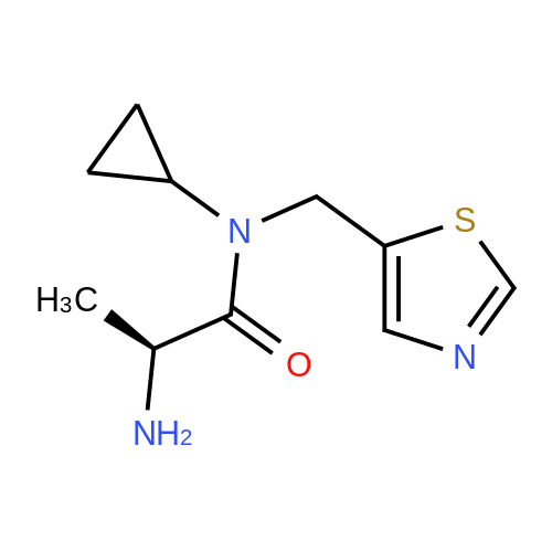 (S)-2-Amino-N-cyclopropyl-N-(thiazol-5-ylmethyl)propanamide