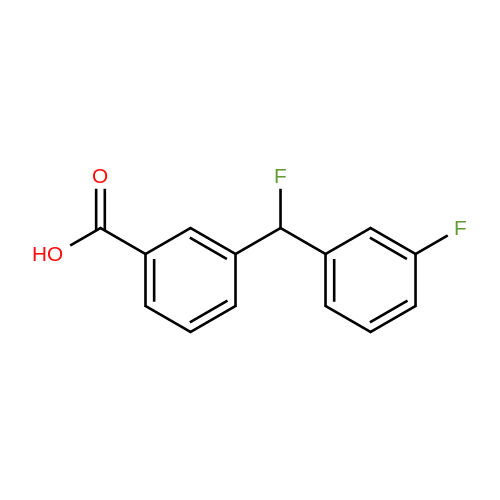 3-(Fluoro(3-fluorophenyl)methyl)benzoic acid