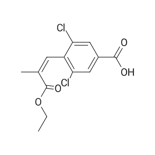 (Z)-3,5-Dichloro-4-(3-ethoxy-2-methyl-3-oxoprop-1-en-1-yl)benzoic acid