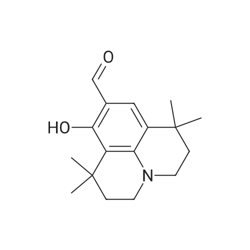 8-Hydroxy-1,1,7,7-tetramethyl-1,2,3,5,6,7-hexahydropyrido[3,2,1-ij]quinoline-9-carbaldehyde