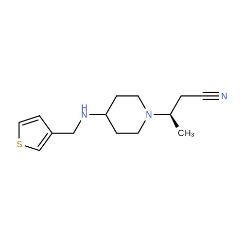(R)-3-(4-((Thiophen-3-ylmethyl)amino)piperidin-1-yl)butanenitrile
