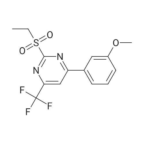 2-(Ethylsulfonyl)-4-(3-methoxyphenyl)-6-(trifluoromethyl)pyrimidine