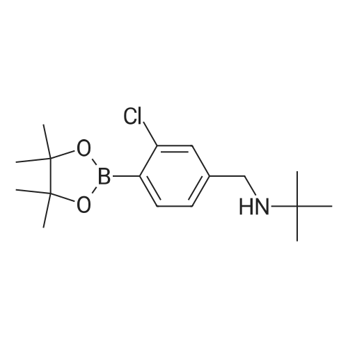 N-(3-Chloro-4-(4,4,5,5-tetramethyl-1,3,2-dioxaborolan-2-yl)benzyl)-2-methylpropan-2-amine