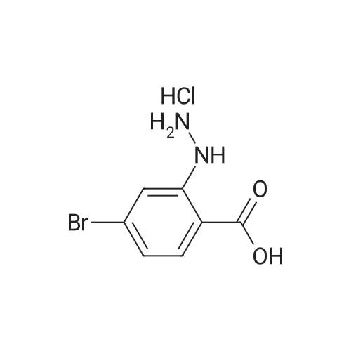 4-Bromo-2-hydrazinylbenzoic acid hydrochloride