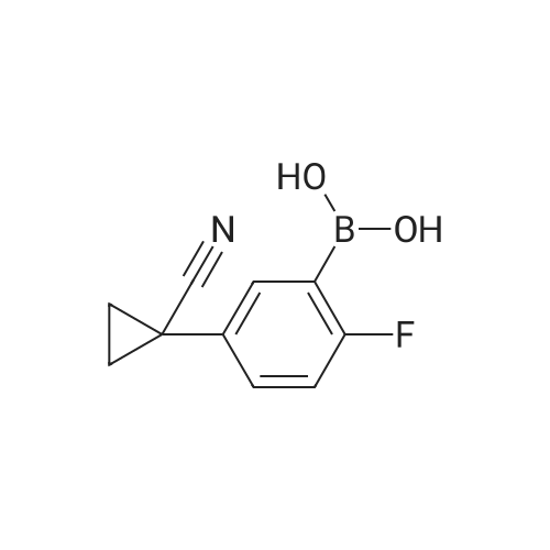 (5-(1-Cyanocyclopropyl)-2-fluorophenyl)boronic acid