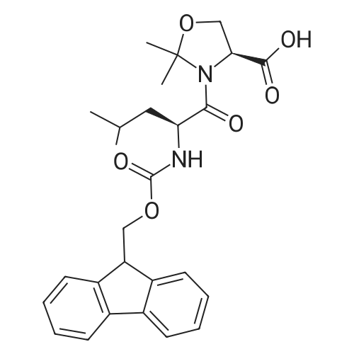 (S)-3-((S)-2-((((9H-Fluoren-9-yl)methoxy)carbonyl)amino)-4-methylpentanoyl)-2,2-dimethyloxazolidine-4-carboxylic acid