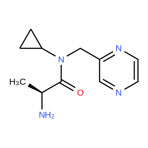 (S)-2-Amino-N-cyclopropyl-N-(pyrazin-2-ylmethyl)propanamide