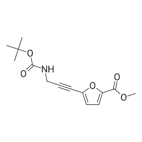 Methyl 5-(3-((tert-butoxycarbonyl)amino)prop-1-yn-1-yl)furan-2-carboxylate