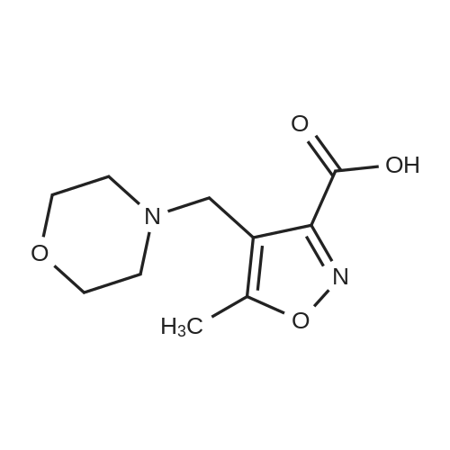 5-Methyl-4-(morpholinomethyl)isoxazole-3-carboxylic acid