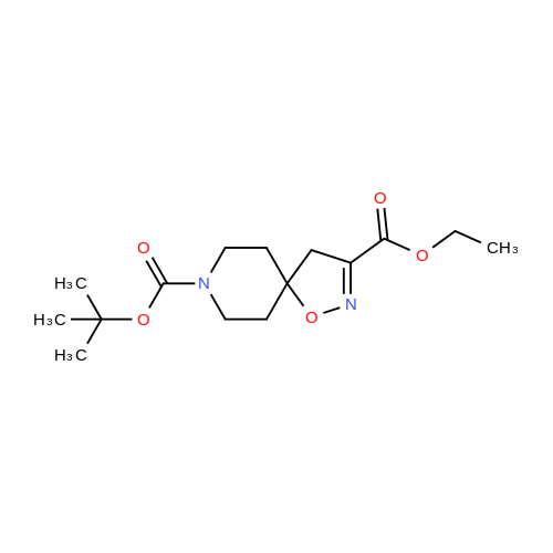 8-tert-Butyl 3-ethyl 1-oxa-2,8-diazaspiro[4.5]dec-2-ene-3,8-dicarboxylate
