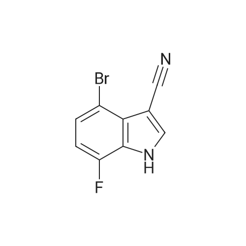 4-Bromo-7-fluoro-1H-indole-3-carbonitrile