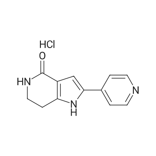 2-(Pyridin-4-yl)-1,5,6,7-tetrahydro-4H-pyrrolo[3,2-c]pyridin-4-one hydrochloride
