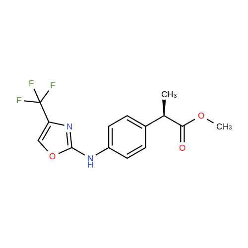 (R)-Methyl 2-(4-((4-(trifluoromethyl)oxazol-2-yl)amino)phenyl)propanoate