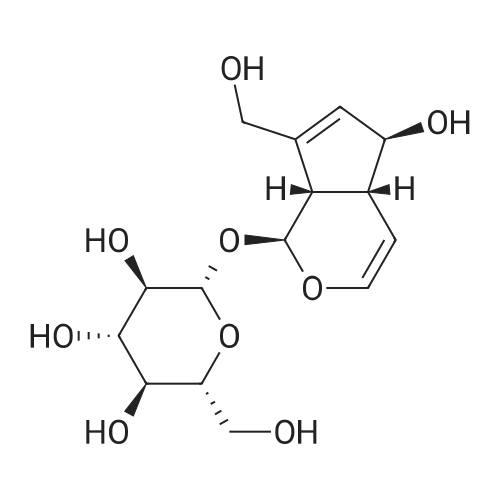 (2S,3R,4S,5S,6R)-2-(((1S,4aR,5S,7aS)-5-Hydroxy-7-(hydroxymethyl)-1,4a,5,7a-tetrahydrocyclopenta[c]pyran-1-yl)oxy)-6-(hydroxymethyl)tetrahydro-2H-pyran-3,4,5-triol